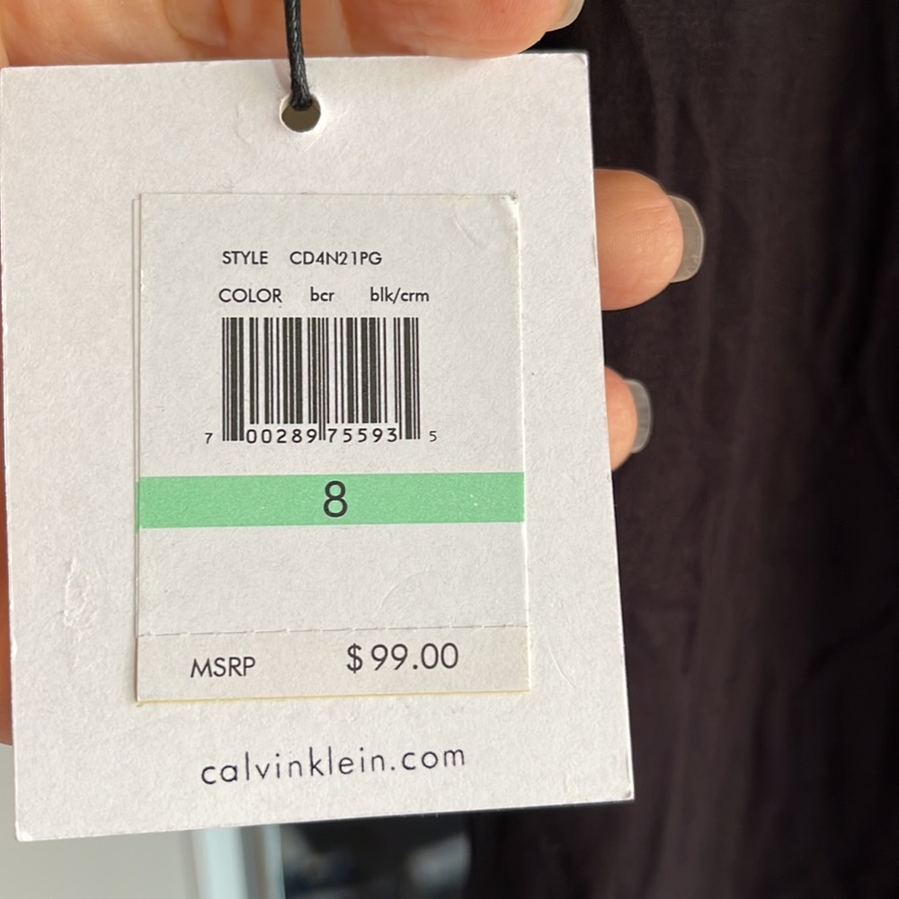 Calvin Klein Black Dress size 8 - Picture 6 of 7